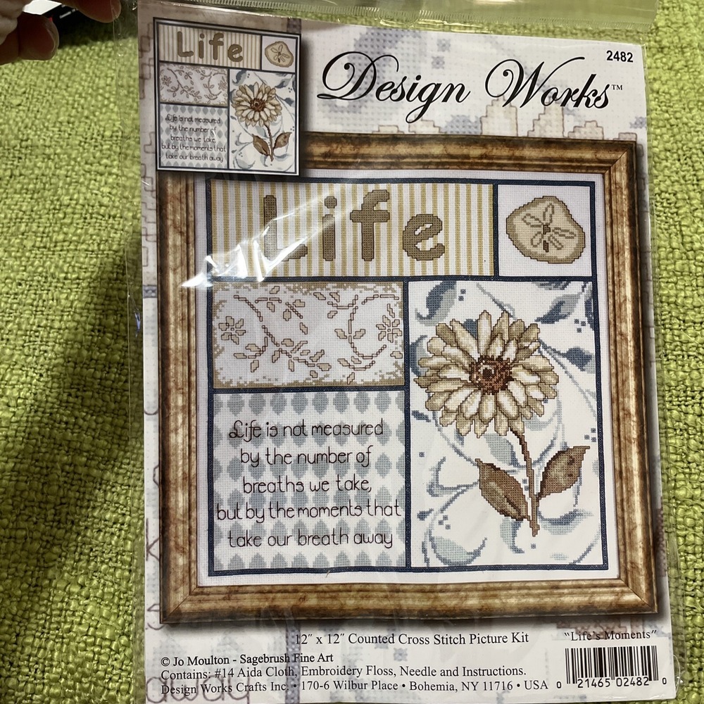 Design Works‎ Life's Moments  Sampler Cross Stitch Kit